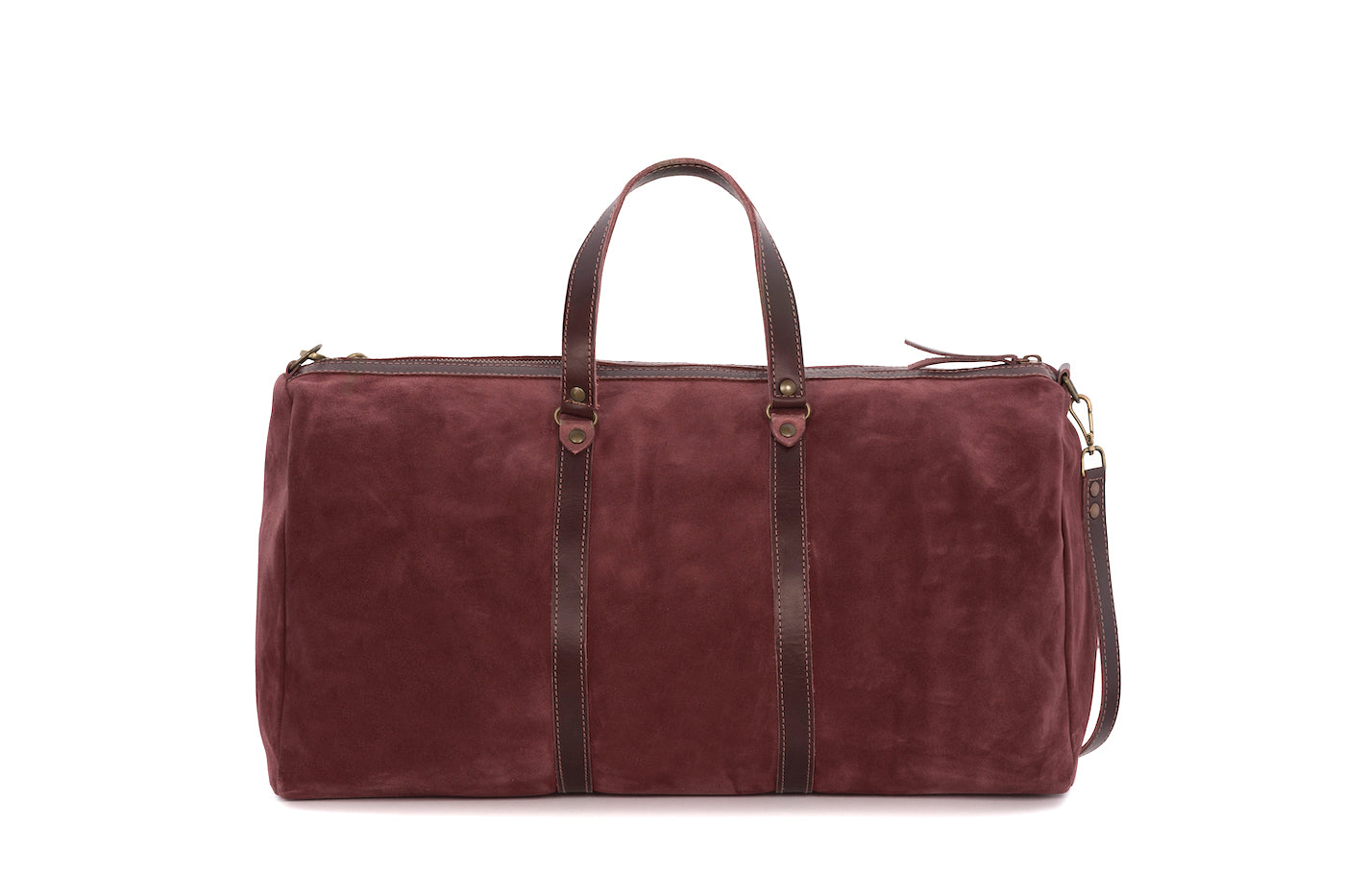 Burgundy hot sale weekender bag